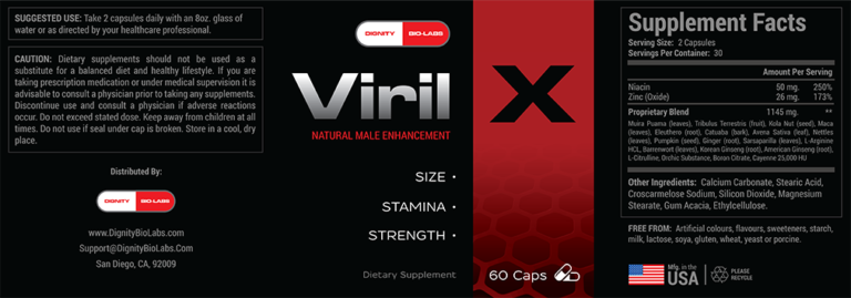 Viril-X® [OFFICIAL SITE] #1 Men’s Pill By Dignity Bio-Labs - Viril X